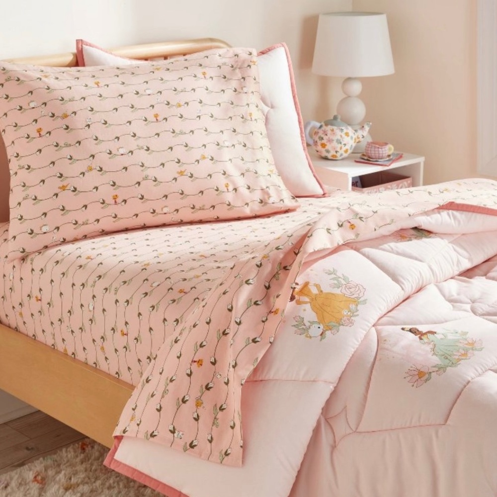 TWIN Princess Tulip Vine Sheet Set - The Disney Collection by Pillowfort